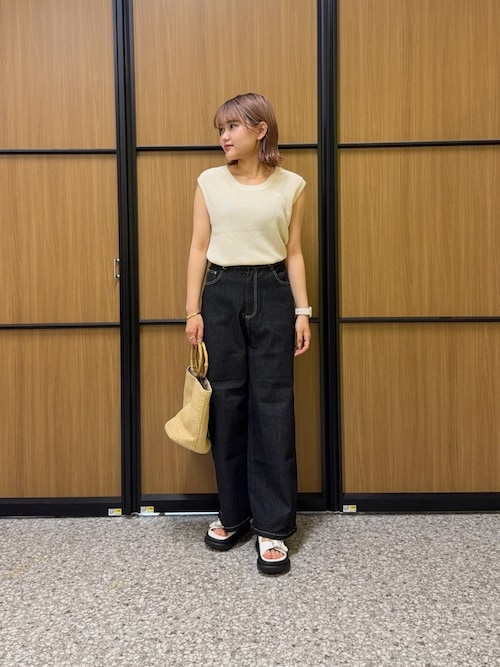 バンブーハンドルバケツトート（トートバッグ）｜Chez toi