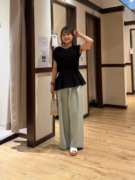 「Chez toi（シェトワ）のアイテム」を使った、himechaさん（レディース・160cm）の夏コーディネート