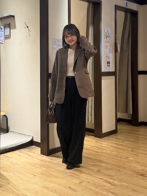 アシメスクエアニット