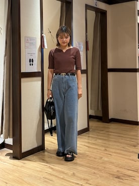 「Chez toi（シェトワ）のアイテム」を使った、himeさん（レディース・160cm）の夏コーディネート