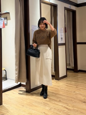 「Chez toi（シェトワ）のアイテム」を使った、himeさん（レディース・160cm）の秋コーディネート