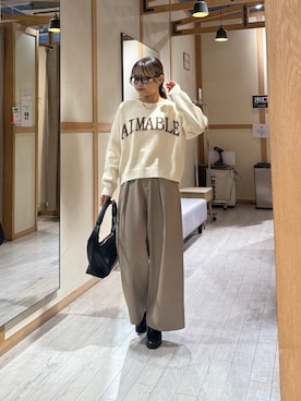 himeさん（レディース・160cm）の冬コーディネート