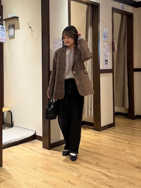 「Chez toi（シェトワ）のアイテム」を使った、himeさん（レディース・160cm）の秋コーディネート