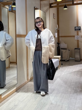 himeさん（レディース・160cm）の冬コーディネート