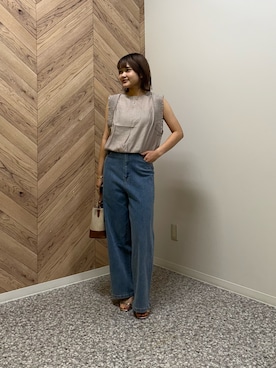 「Chez toi（シェトワ）のアイテム」を使った、himechaさん（レディース・160cm）の夏コーディネート