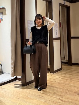 「Chez toi（シェトワ）のアイテム」を使った、himeさん（レディース・160cm）の秋コーディネート