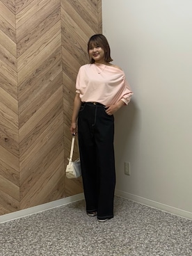 「Chez toi（シェトワ）のアイテム」を使った、himeさん（レディース・160cm）の夏コーディネート