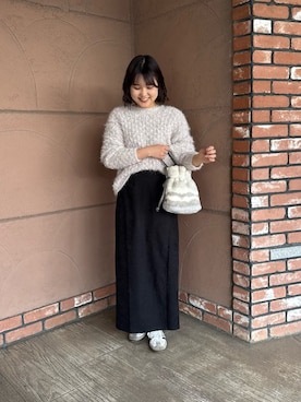 「ナロースカート」｜himeさん（レディース・160cm）の秋コーディネート