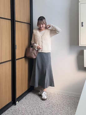 「ニットベスト」｜himechaさん（レディース・160cm）の秋コーディネート