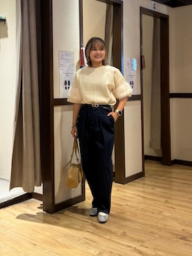 「Chez toi（シェトワ）のアイテム」を使った、himeさん（レディース・160cm）の秋コーディネート