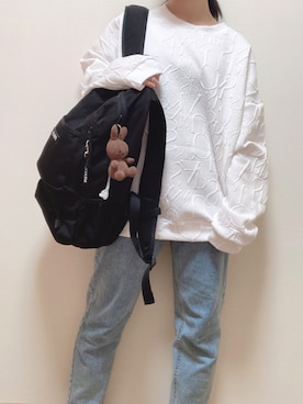 「春服デビュー宣言」｜「アイテム（その他トップス）」を使った、ほうじ茶さん（レディース・158cm）の春コーディネート