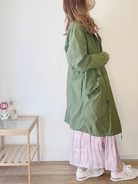 「Alpha Industries（アルファインダストリーズ）のアイテム（ジャケット/アウター）」を使った、unichan74さん（レディース・153cm）の春コーディネート