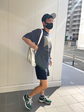 「IKEA（イケア）のアイテム（バッグ）」を使った、ranaoranaoさん（メンズ・171cm）の春コーディネート