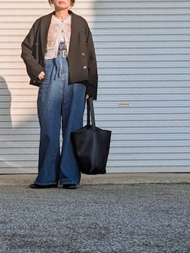 「JOURNAL STANDARD（ジャーナルスタンダード）のアイテム（トップス）」を使った、midoさん（レディース・164cm）の春コーディネート