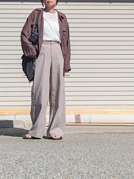 「JOURNAL STANDARD relume（ジャーナルスタンダード　レリューム）のアイテム（ジャケット/アウター）」を使った、midoさん（レディース・164cm）の夏コーディネート