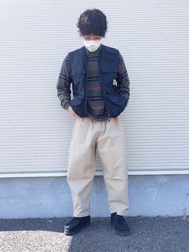 「CANAL JEAN（キャナルジーン）のアイテム」を使った、keiboさん（メンズ・177cm）の春コーディネート
