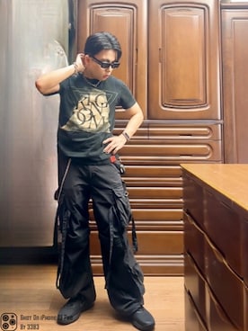 「アイテム（フレグランス）」を使った、無名さん（メンズ・157cm）の秋コーディネート