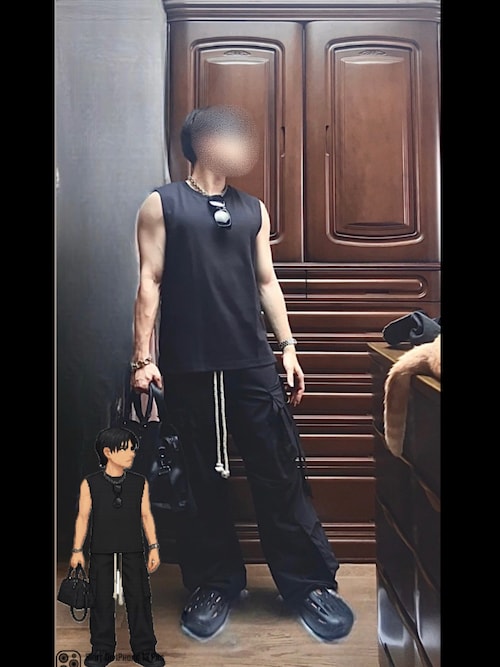 CLEL】TR Loose HAKAMA Pants & Rope Belt/TRルーズ 袴パンツ