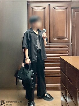 「アイテム（ハンドバッグ）」を使った、無名さん（メンズ・157cm・20代）の夏コーディネート