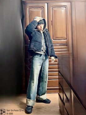 「GUCCI（グッチ）のアイテム」を使った、無名さん（メンズ・157cm）の冬コーディネート