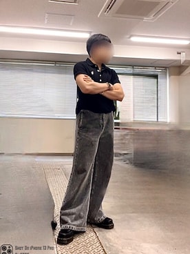 「アイテム（ネックレス、ブラック系）」を使った、無名さん（メンズ・157cm）の夏コーディネート