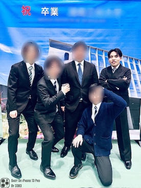 「CLEL（クレイル）のアイテム（パンツ）」を使った、無名さん（メンズ・157cm）の春コーディネート