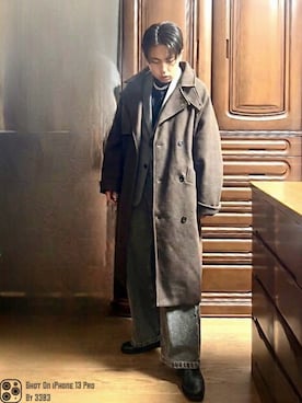 「アイテム（フレグランス）」を使った、無名さん（メンズ・157cm）の冬コーディネート