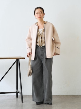 akane.mさん（レディース・162cm）の冬コーディネート