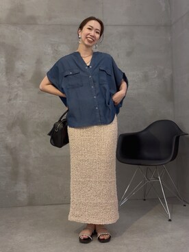 akane.mさん（レディース・162cm）の夏コーディネート