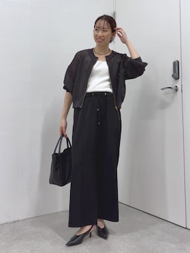 「Jena espace merveilleux（ジェナ　エスパスメルヴェイユ）のアイテム（ジャケット/アウター）」を使った、akane.mさん（レディース・162cm）の春コーディネート