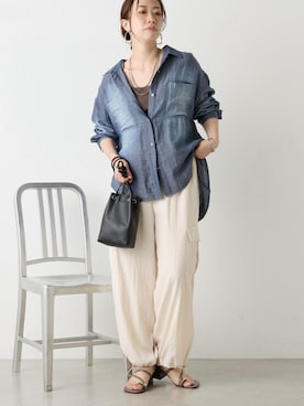 akane.mさん（レディース・162cm）の夏コーディネート