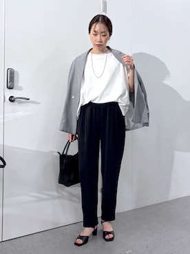 「Jena espace merveilleux（ジェナ　エスパスメルヴェイユ）のアイテム（ジャケット/アウター）」を使った、akane.mさん（レディース・162cm）の春コーディネート