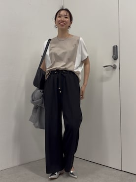 「Jena espace merveilleux（ジェナ　エスパスメルヴェイユ）のアイテム（ジャケット/アウター）」を使った、akane.mさん（レディース・162cm）の春コーディネート