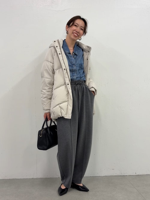 セール】【ロング/ショート2種類着回せる】ハトメフードダウン（ダウン