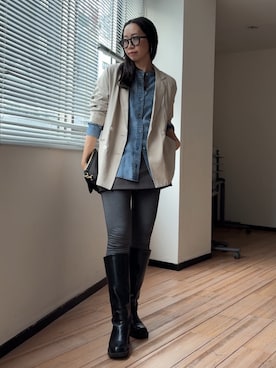 akane.mさん（レディース・162cm）の冬コーディネート