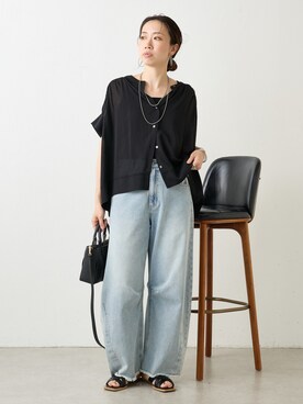 akane.mさん（レディース・162cm）の夏コーディネート