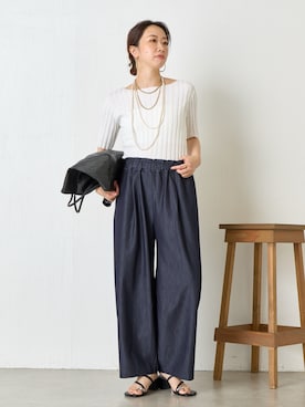 akane.mさん（レディース・162cm）の夏コーディネート