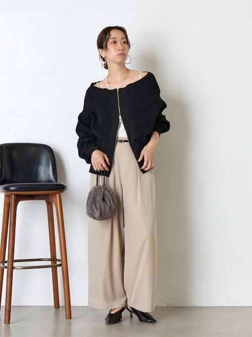 セール】【さわゆい企画】【WEB限定】ダブルジップニット（ニット