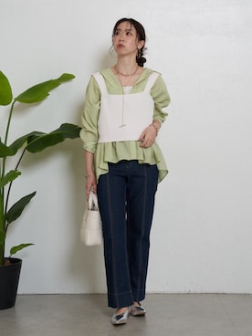 akane.mさん（レディース・162cm）の春コーディネート