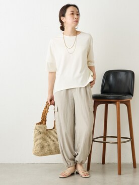 akane.mさん（レディース・162cm）の夏コーディネート