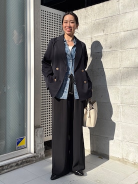 akane.mさん（レディース・162cm）の冬コーディネート