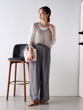 akane.mさん（レディース・162cm）の春コーディネート