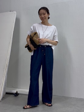 akane.mさん（レディース・162cm）の夏コーディネート