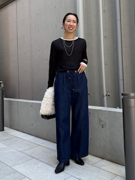 akane.mさん（レディース・162cm）の冬コーディネート