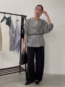 「Jena espace merveilleux（ジェナ　エスパスメルヴェイユ）のアイテム（ジャケット/アウター）」を使った、akane.mさん（レディース・162cm）の春コーディネート