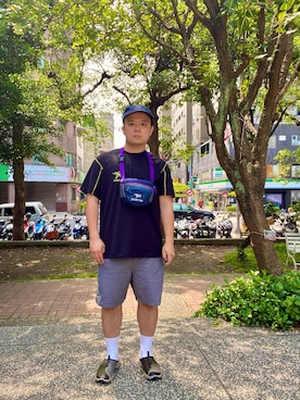 「ARC'TERYX（アークテリクス）のアイテム（パンツ）」を使った、Henry Leeさん（メンズ・168cm）の春コーディネート