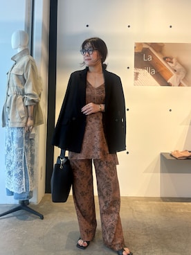 「ボタニカル柄」｜ggnakamuradesuさん（レディース・156cm）の春コーディネート