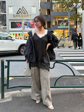 「GALLARDAGALANTE（ガリャルダガランテ）のアイテム（シャツ/ブラウス）」を使った、ggnakamuradesuさん（レディース・156cm）の冬コーディネート