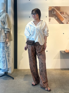 「ボタニカル柄」｜ggnakamuradesuさん（レディース・156cm）の春コーディネート