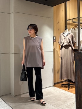 「アイテム（トートバッグ）」を使った、ggnakamuradesuさん（レディース・156cm）の夏コーディネート